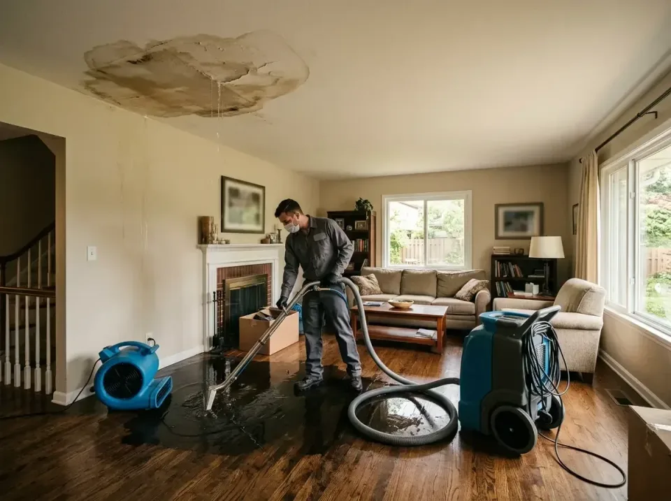 attic-pipe-burst-ceiling-drip-008 — frequently asked questions, Water Damage Restoration & Carpet Care in Tutwiler, MS